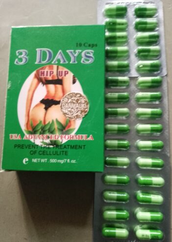 3 Days Hip Up and Butt Enlargement Capsule- 30Pills