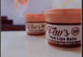 Pink lips balm